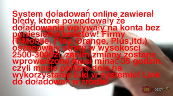 System polskich operatorów nawalił xDD