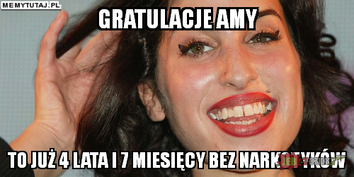 Gratulacje Amy