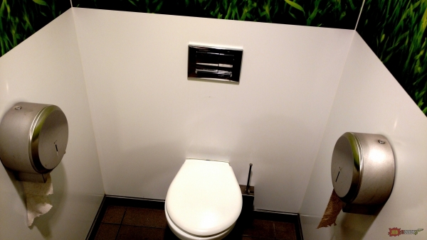Toaleta dla ludzi z dwiema dupami