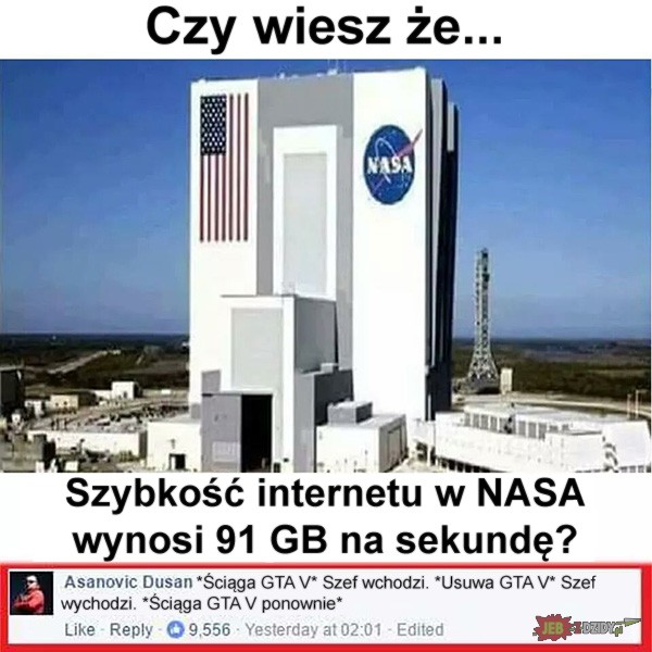 Tymczasem w NASA