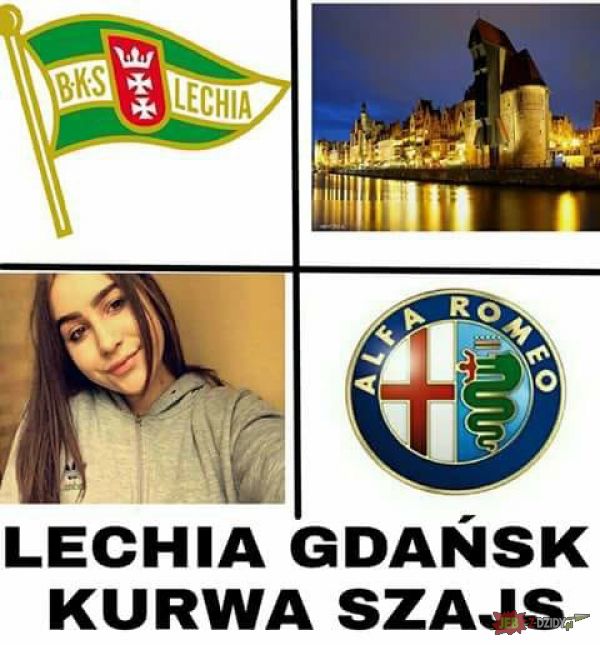 Lechia Gdańsk kurwa szajs 
