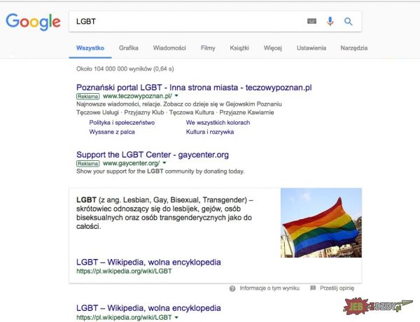 Google wprowadziło nową funkcję wykrywania potencjalnych gejów