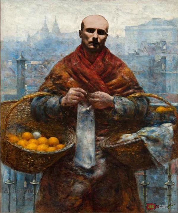 "Żyd z pomarańczami" pędzla Aleksandra Gierymskiego