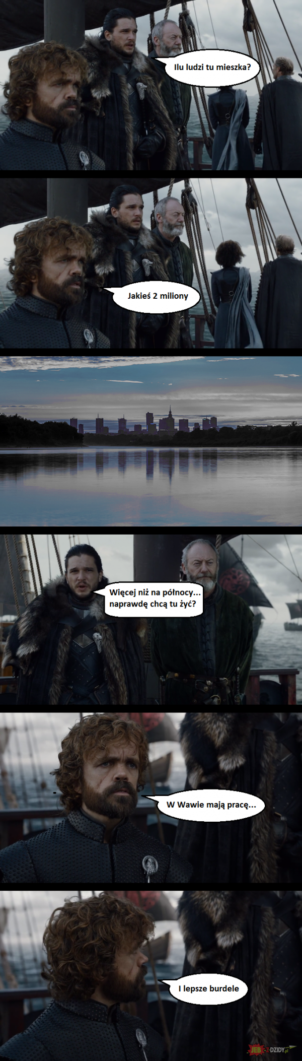 Jon Snow i Tyrion o stolicy