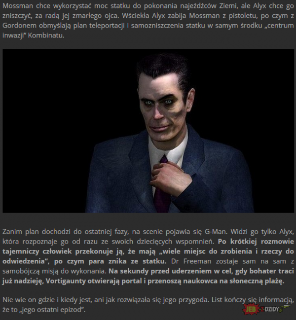 Half-Life 3: Scenarzysta wrzucił na bloga scenariusz trzeciego epizodu
