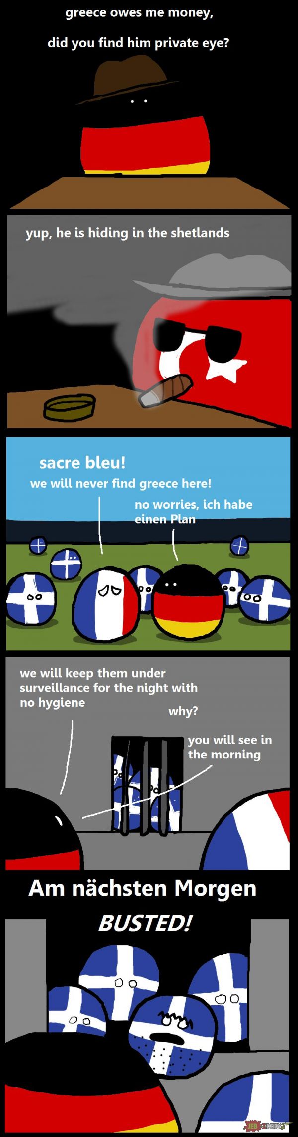 Grecja ukrywa się na Szetlandach