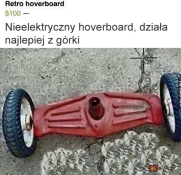 Retro hoverboard xD