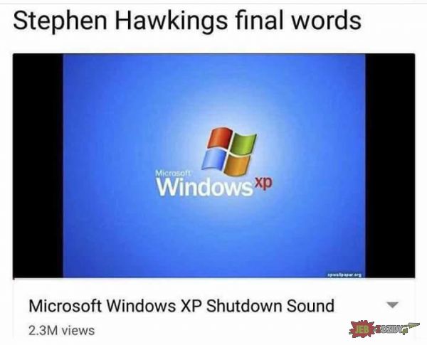 Ostatnie słowa  Stephena Hawkinga :c 