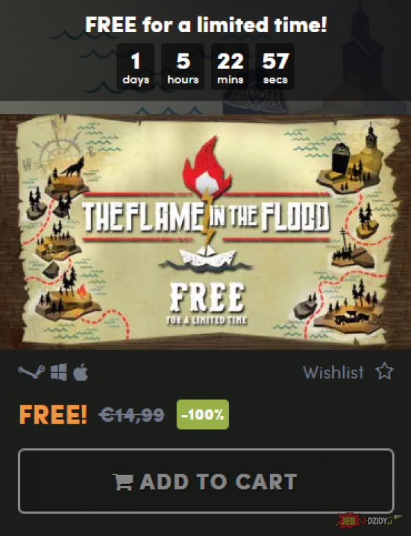 The Flame in the Flood  FREE (-100%) Humblestore