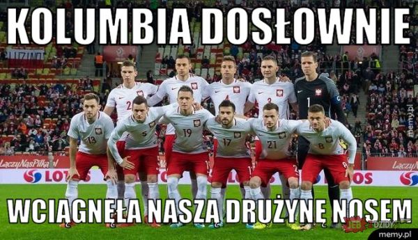 Kolumbia 3:0 Polska