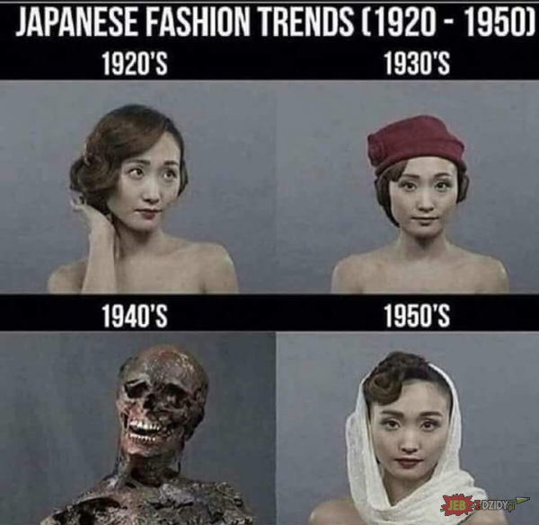 Japońska moda na przestrzeni lat