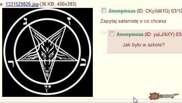 Zapytaj satanistę o co chcesz