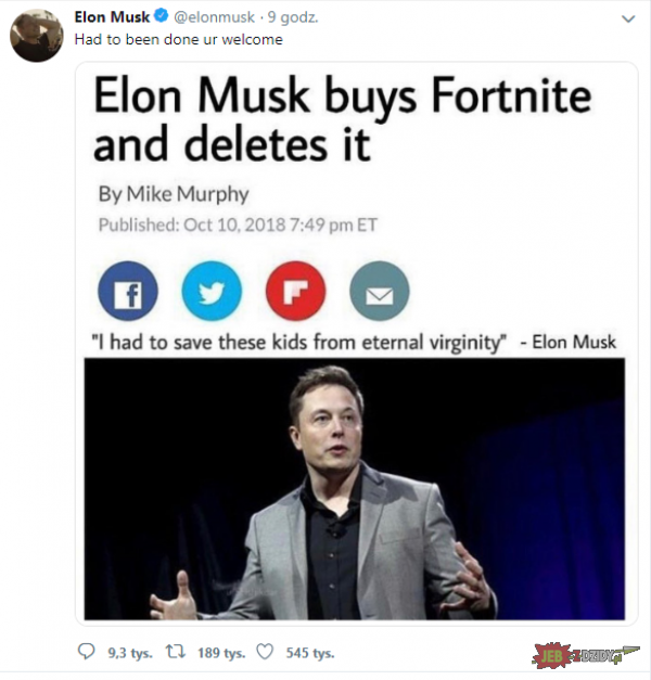 Dobry ziomek Elon
