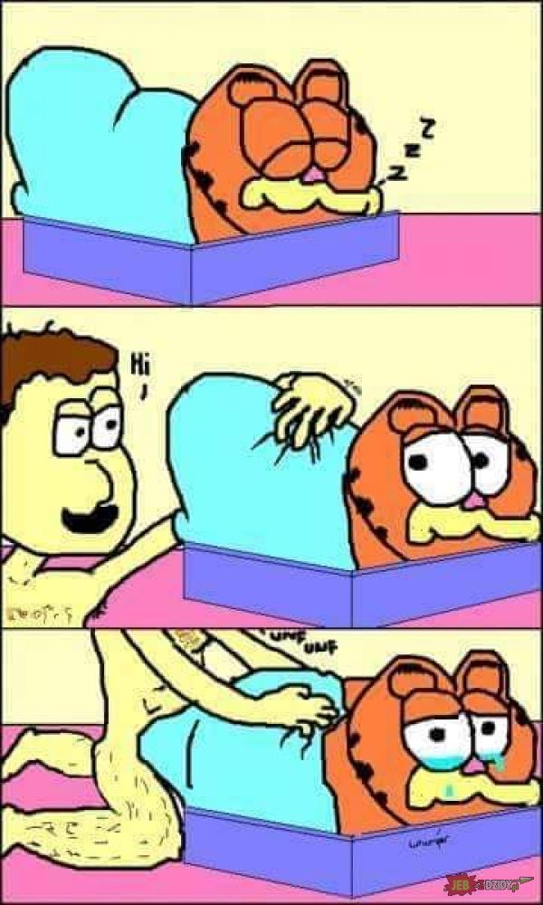 Garfield is hot and i want to drink his cum