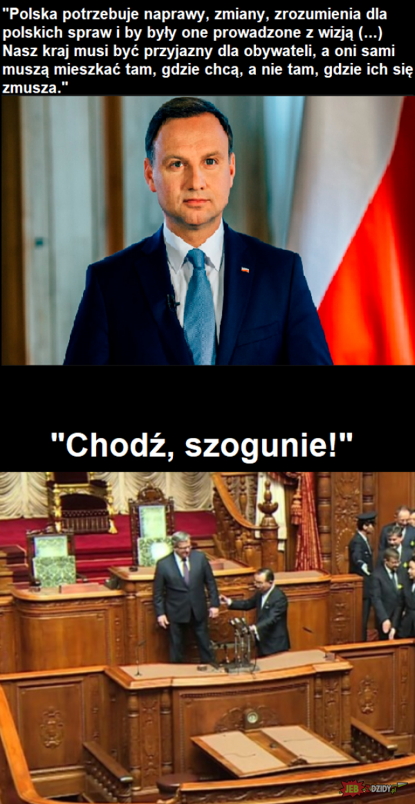 Prezydent Polski, a prezydent PO