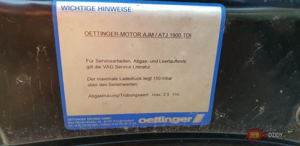 Audi A4 B5 1.9 TDI, Oettinger Motor AJM, 140PS, 315 Nm