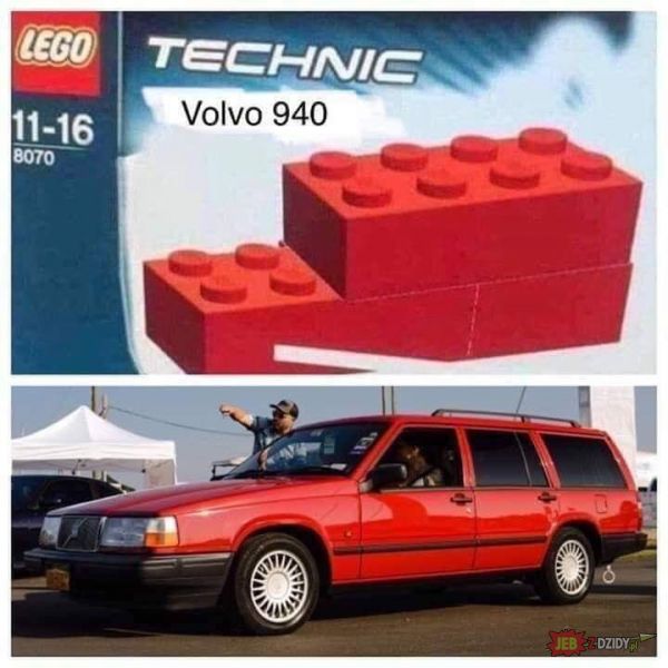 Volvo z klocków LEGO 
