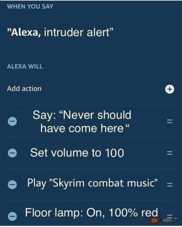 Alexa zawsze pomocna 