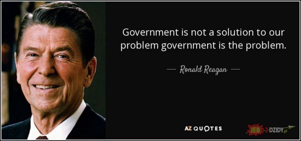 Błyskotliwe cytaty Ronalda Reagana.