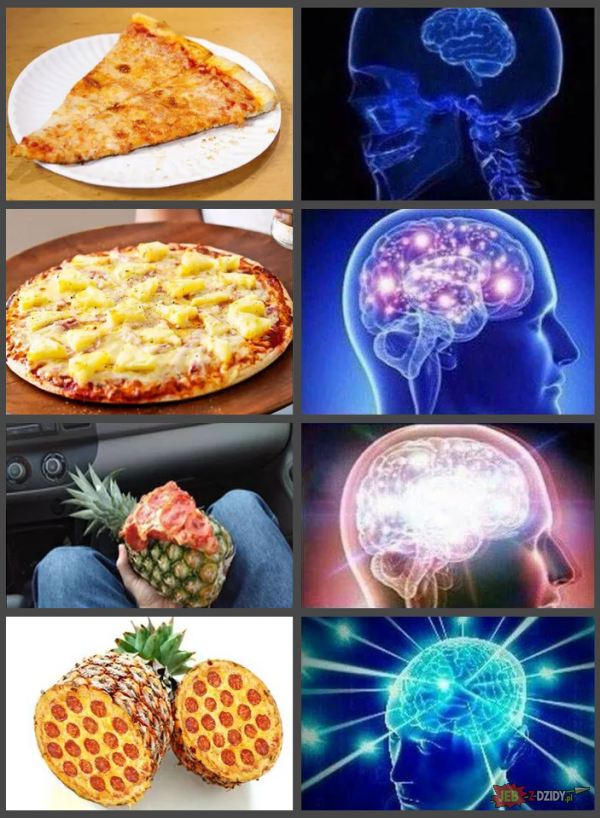 Pizza z ananasem 