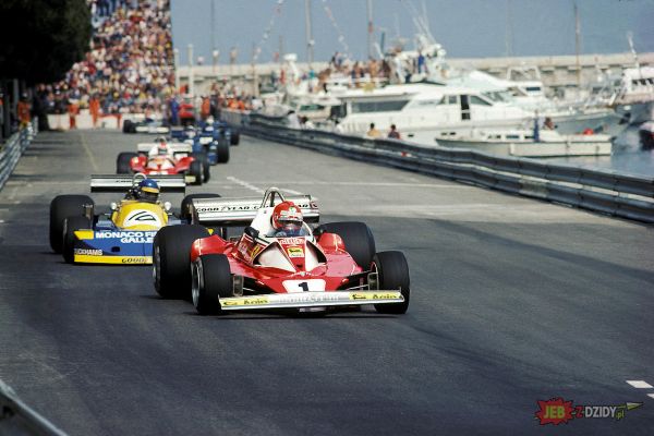 Nikki Lauda w soim Ferrari 312 T2
