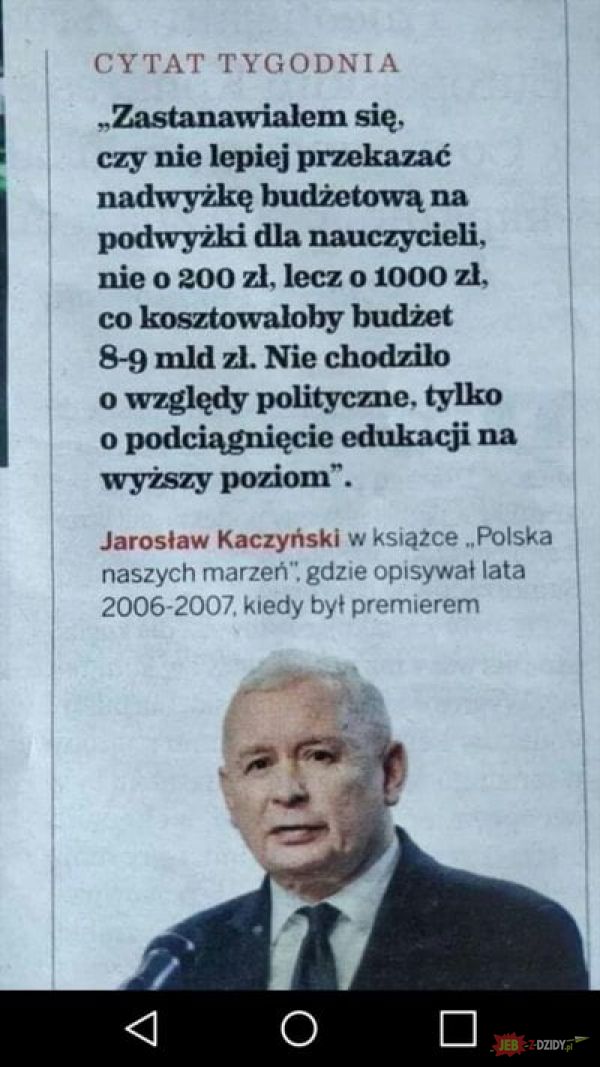 Kaczyński kiedyś 