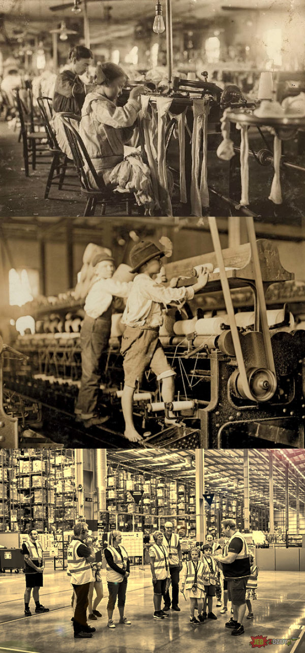 Czasy industrializacji to były ciężkie czasy dla młodocianych pracowników