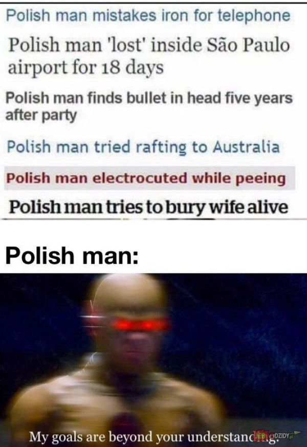 Polish man attacks