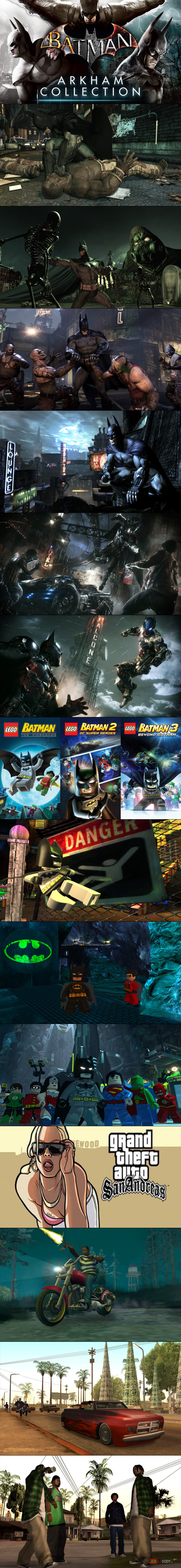 Batman: Arkham Collection, Lego Batman Trilogy i Grand Theft Auto: San Andreas za darmo