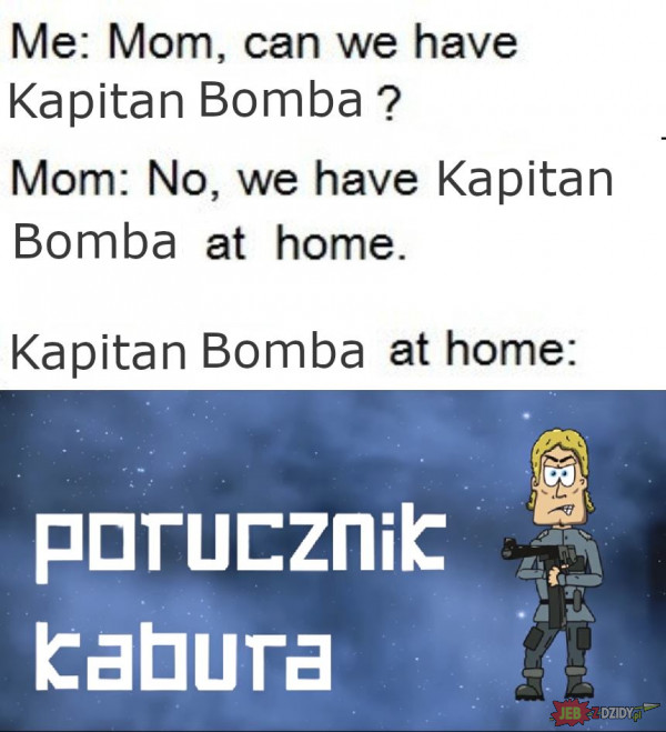 Kapitam Bomba at home