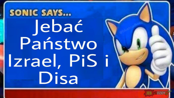 Sonic powiedział