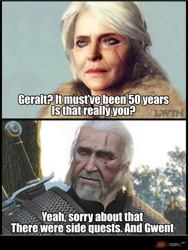 Geralt i Ciri