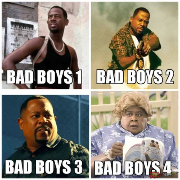 Rozwój serii Bad Boys