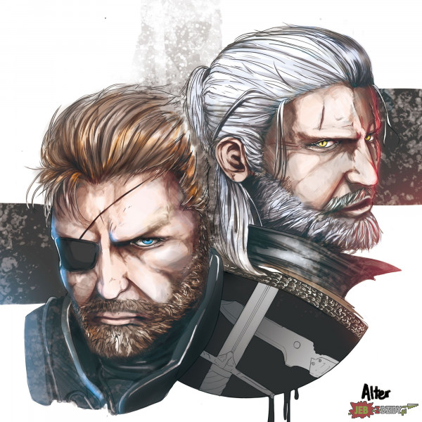 Solid Snake and Geralt