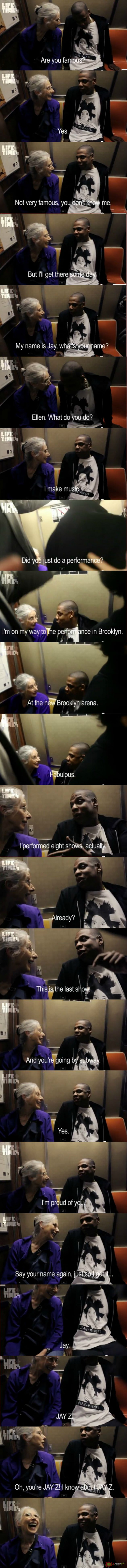 Babcia w rozmowie z Jay-Z