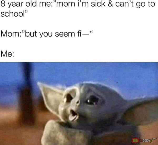 Mamo chory jestem
