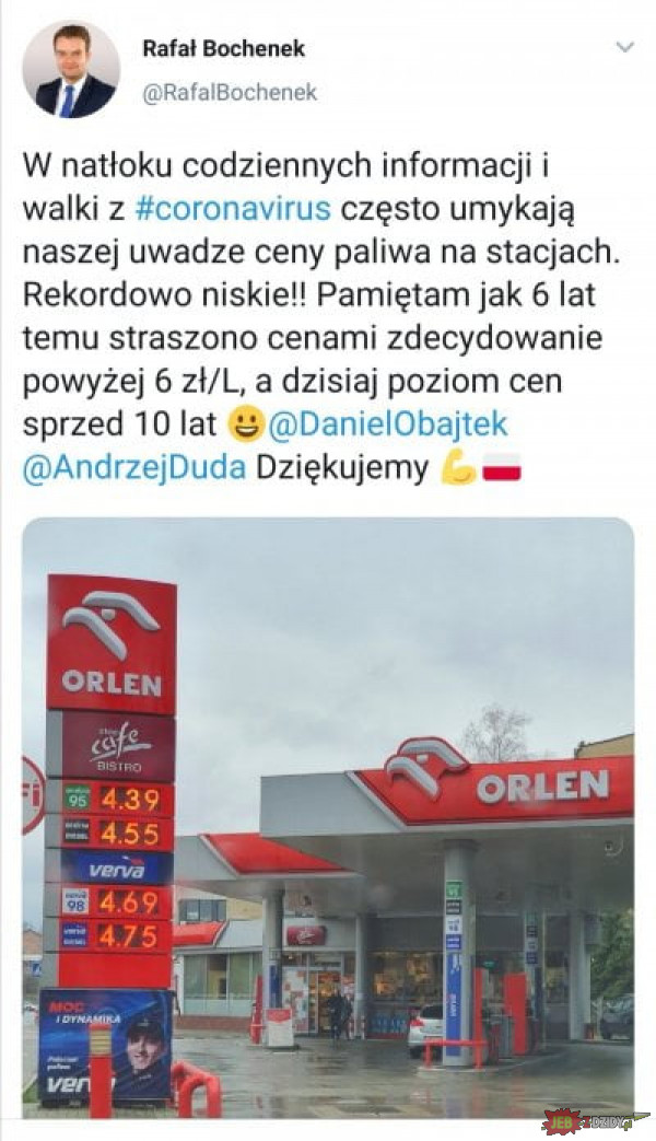 Ceny benzyny