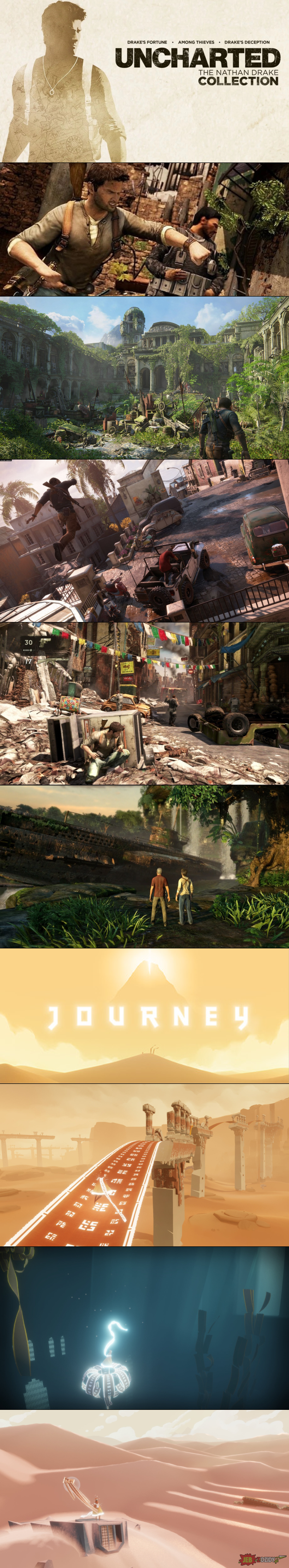Uncharted: Kolekcja Nathana Drake'a oraz Journey dostępne za darmo na PlayStation 4 w PlayStation Store