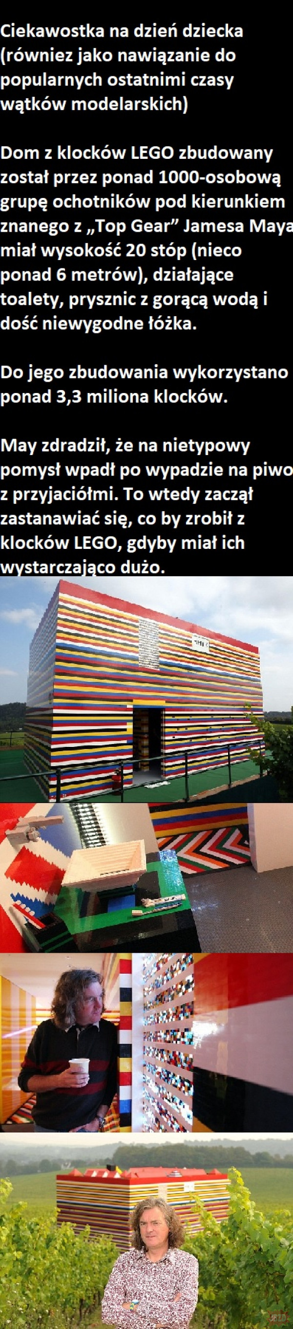 Dom z klocków LEGO