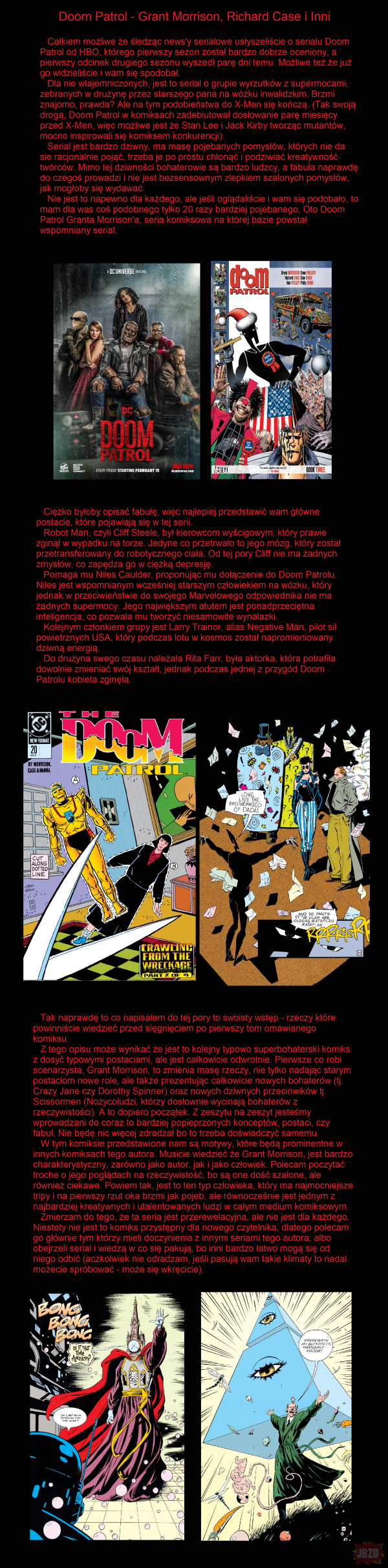 Doom Patrol - Grant Morrison, Richard Case i Inni | KomiksowaDzida #3