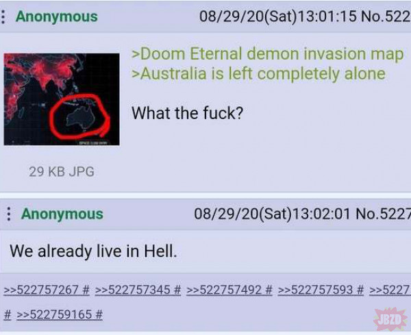 Demony nie są potrzebne w Australii