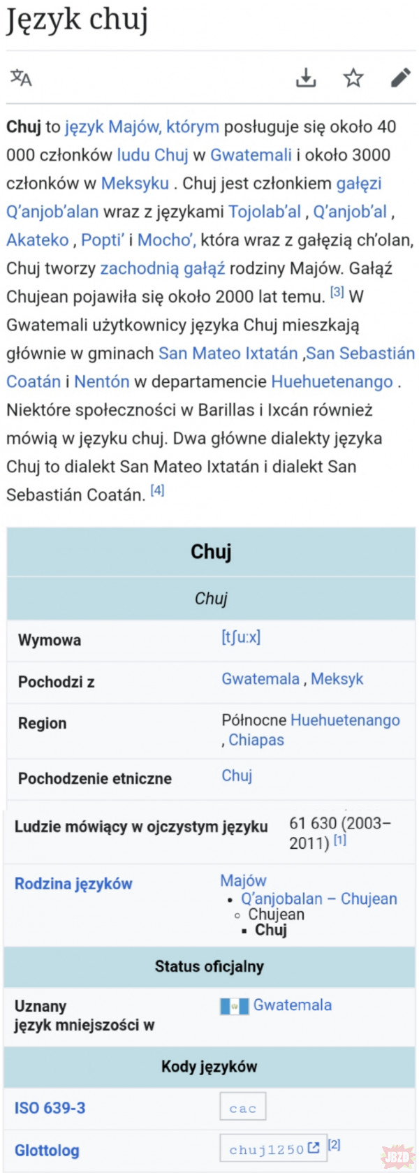 Chujowy Język Majów