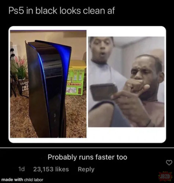 Czarne PS5