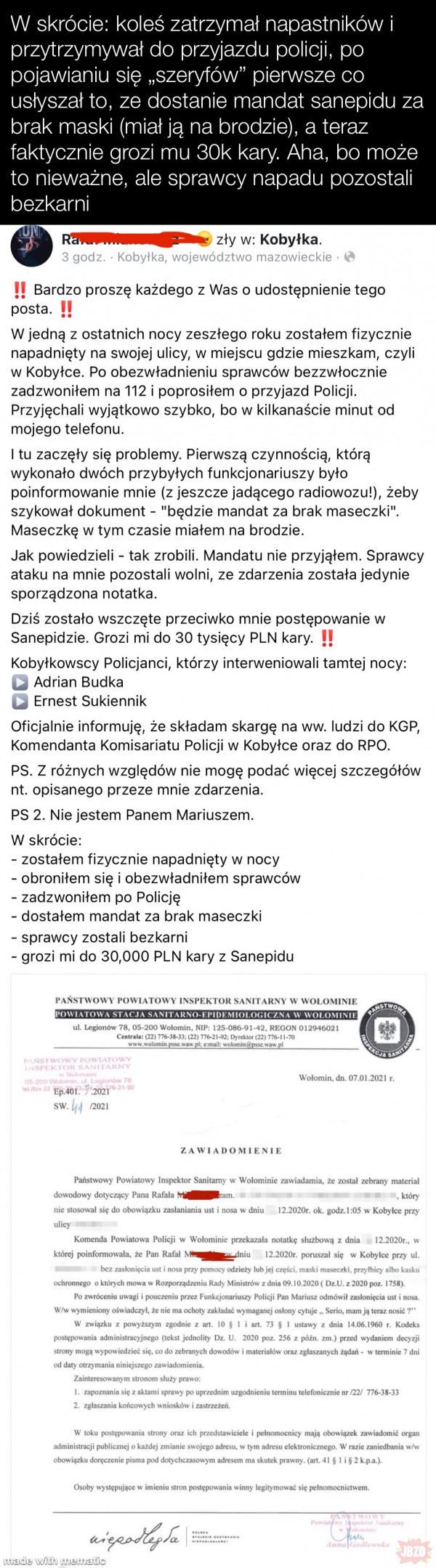 Polska policja - poziom zaufania na poziomie milicji albo ZOMO, gratulujemy!