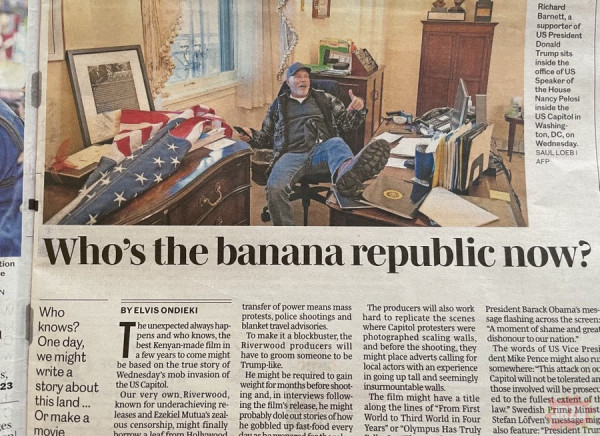 Nigeryjska gazeta ciśnie bekę z USA i nazywa ich „Bananową republiką”