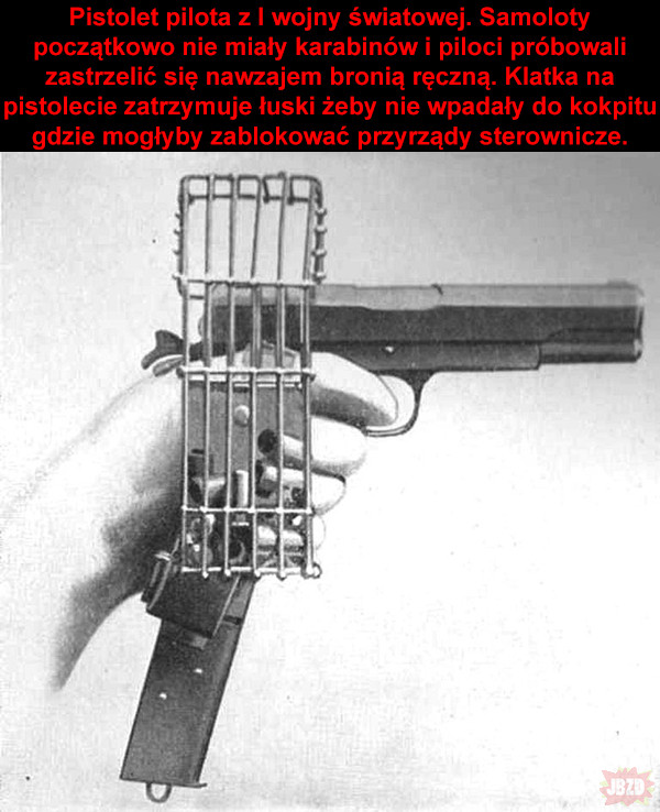 Pistolet w klatce