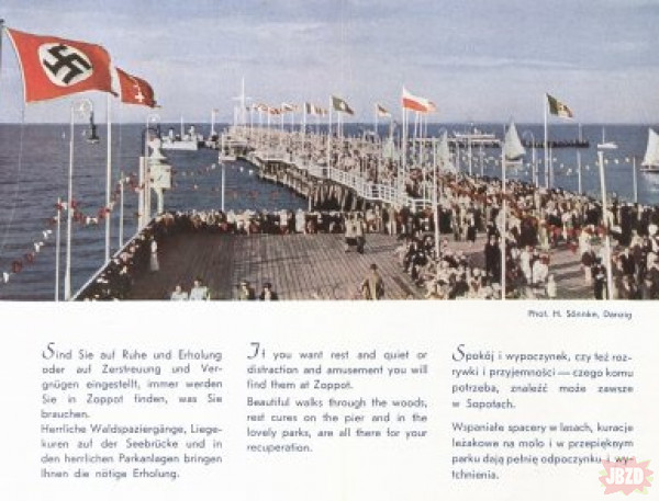 Ulotka reklamowa Sopotu, lato 1939