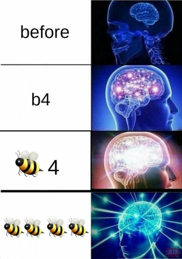 Bee  (-.-(-.(-(-.(-.-).-)-).-)-.-)