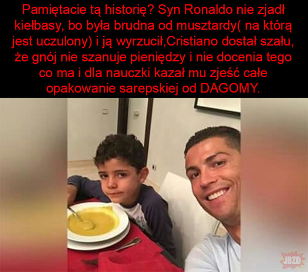 Wkurzony Ronaldo