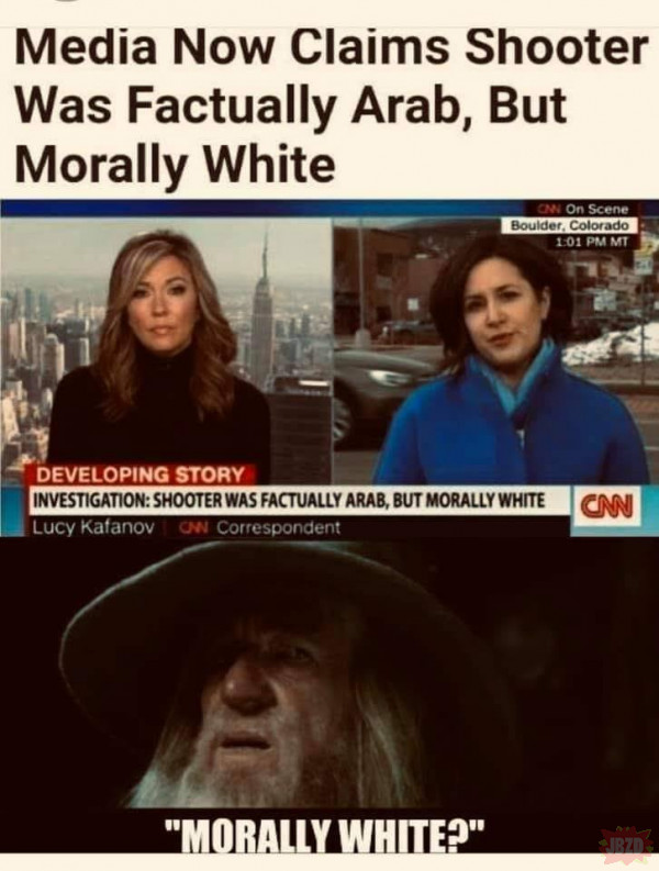 strzelec był arabem ale moralnie był biały